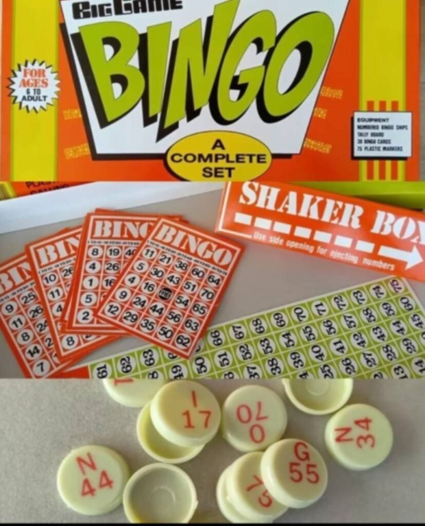 BigGame Bingo Game 30 แผ่น เกมส์บิงโก สำหรับครอบครัวและเด็ก ช่วยพัฒนาทักษะการเรียนรู้และสนุกสนาน พร้อมกล่องสแตนช์และปากกาพลาสติก 75 ชิ้น